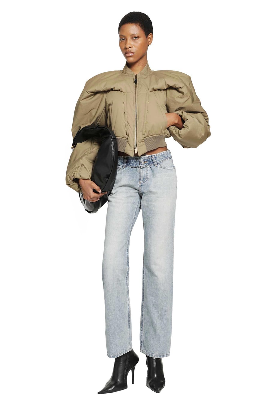 MCQUEEN Deconstructed Waist Jeans, view 5