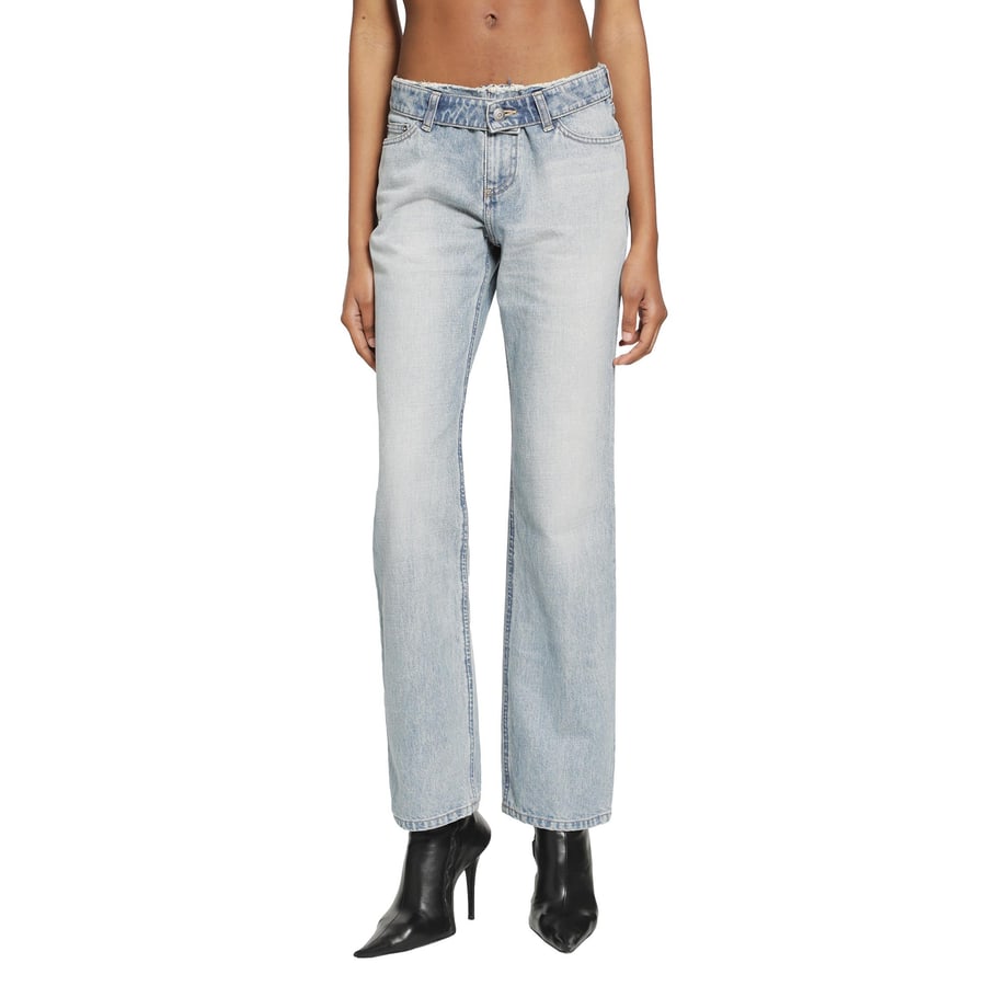 MCQUEEN Deconstructed Waist Jeans, view 6