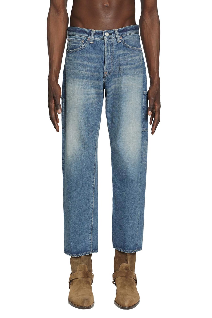 HUMAN MADE Straight Denim Pants Future, view 2