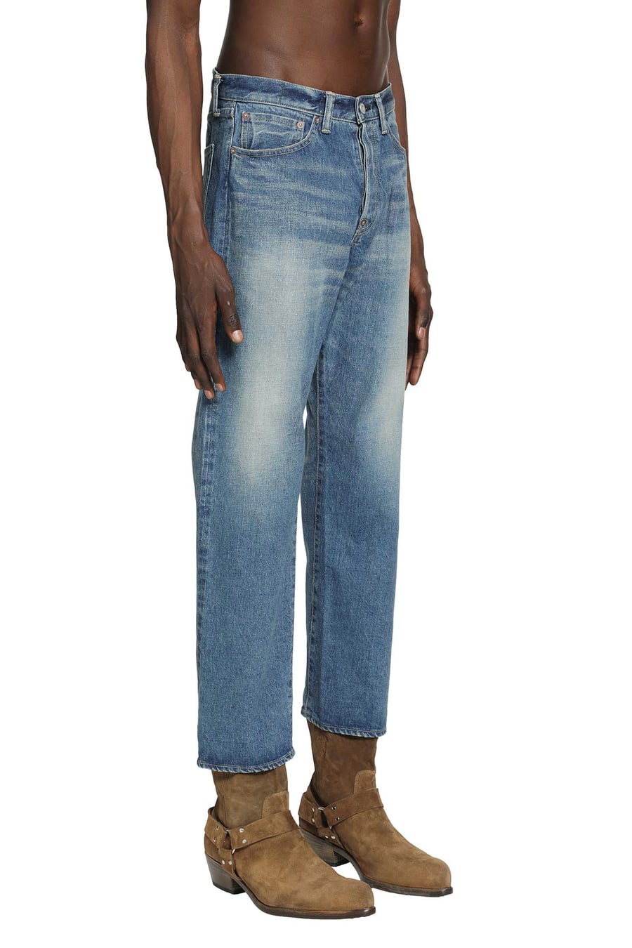 HUMAN MADE Straight Denim Pants Future, view 3