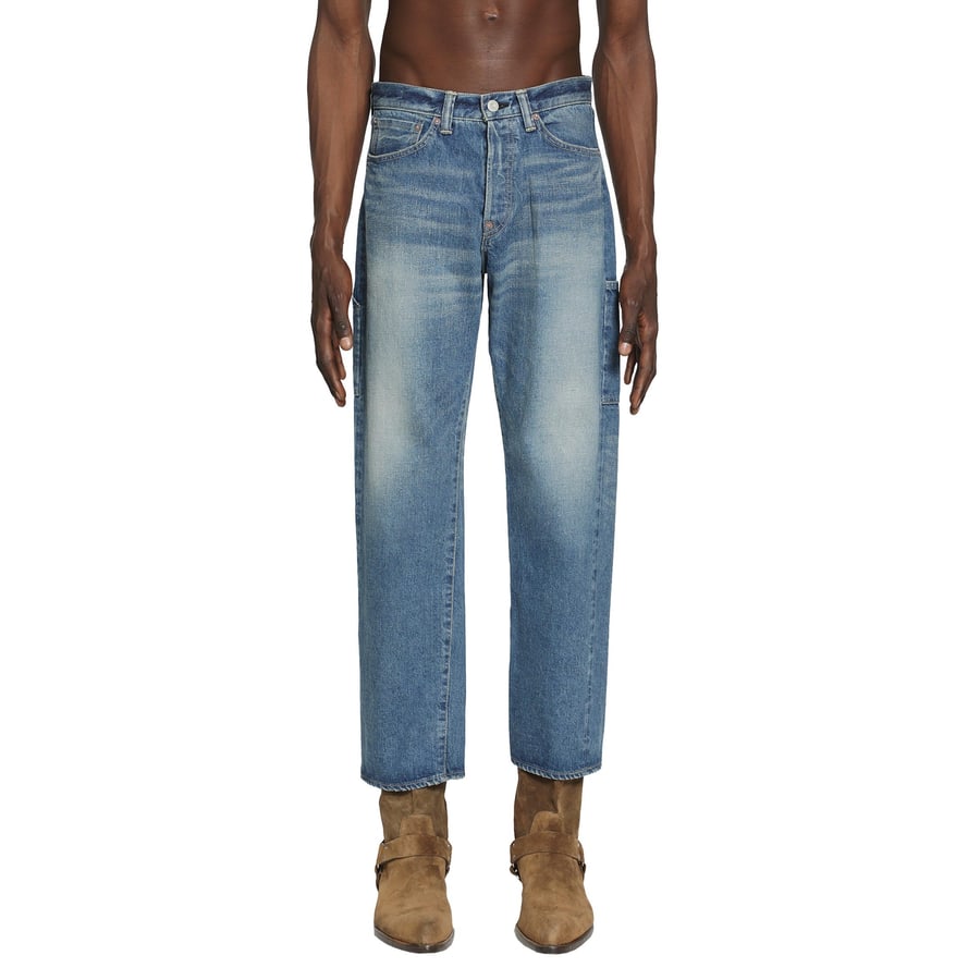 HUMAN MADE Straight Denim Pants Future, view 6