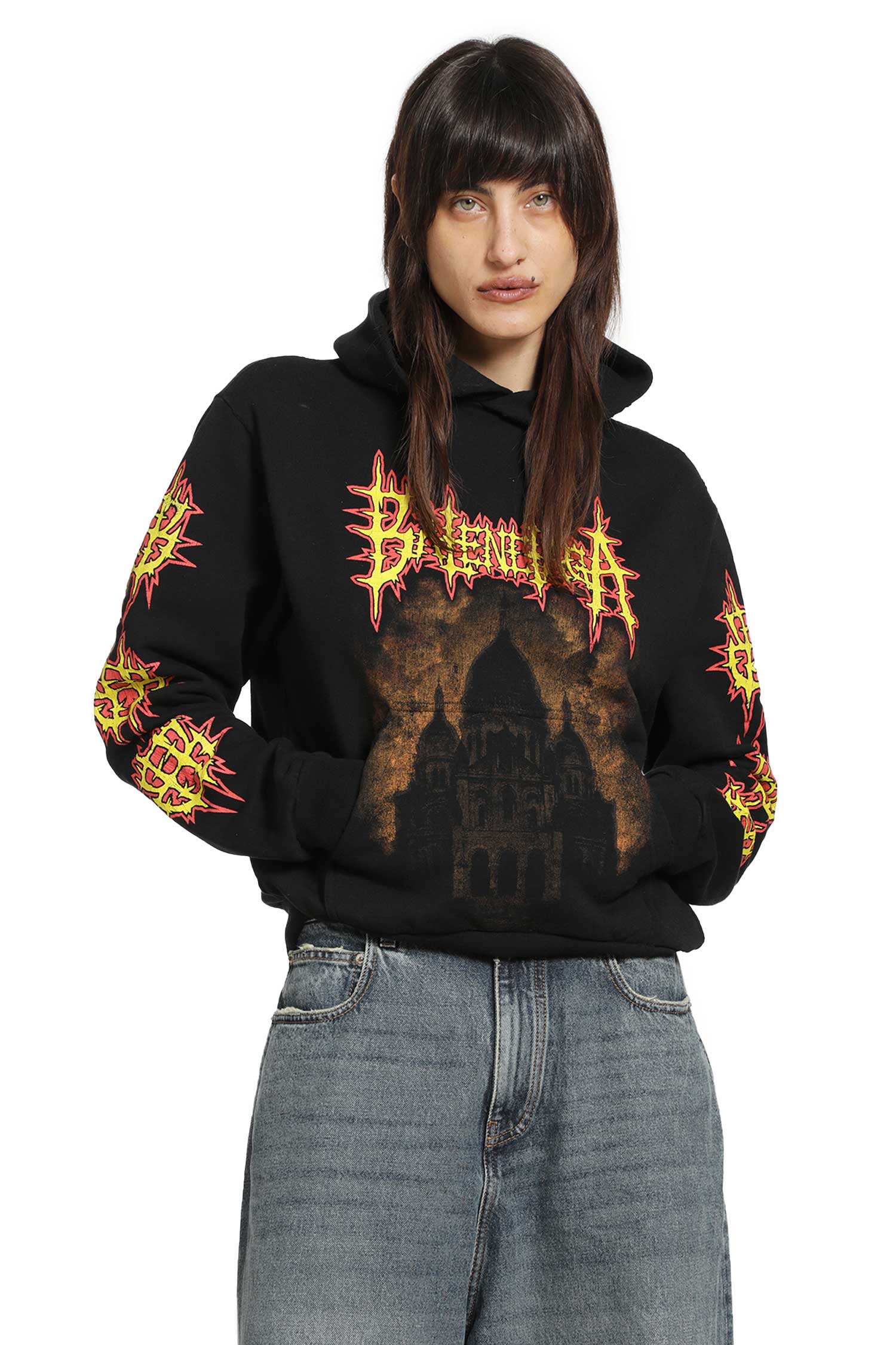 Balenciaga Sacré Coeur Medium Fit Hoodie