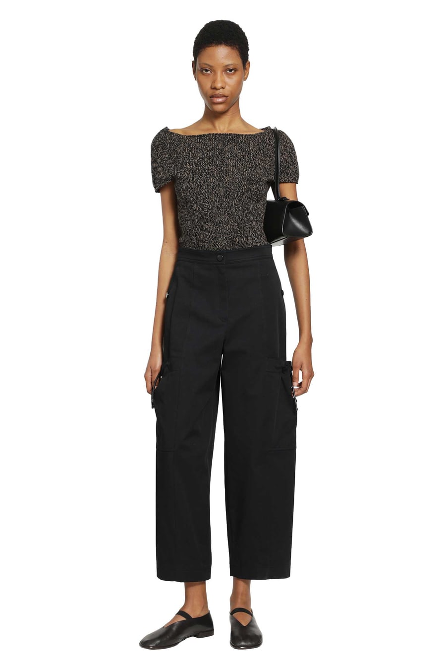 Max Mara Stretch Cotton Cargo Trousers, view 6