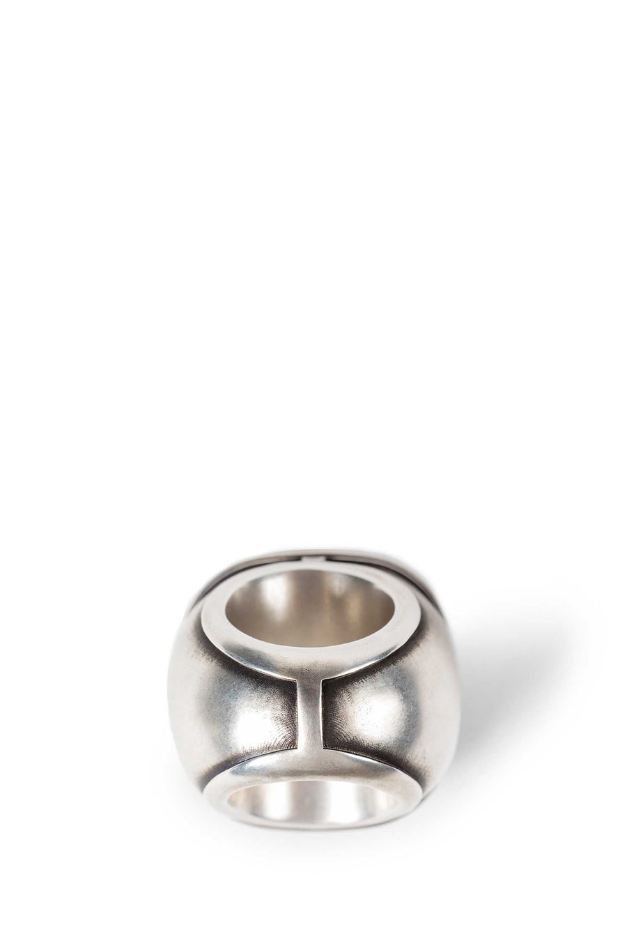 Ann Demeulemeester Char Wide Ring with Spheres, view 2