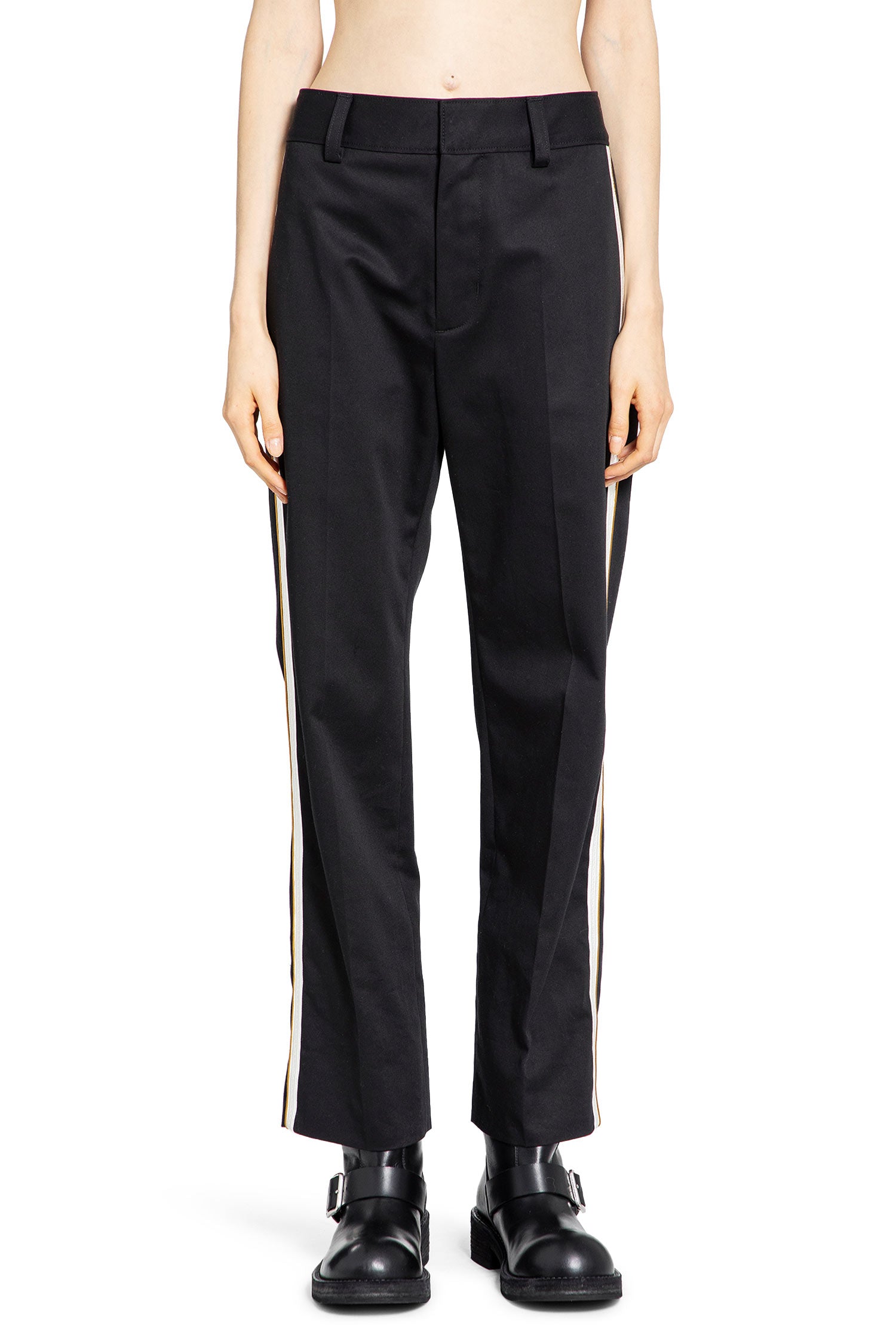 Ann Demeulemeester Fera Straight Leg Cropped Trousers, view 2