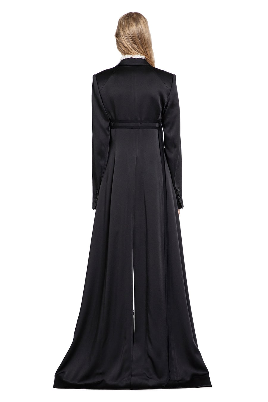 Ann Demeulemeester Abke X-Long Open Front Coat, view 4