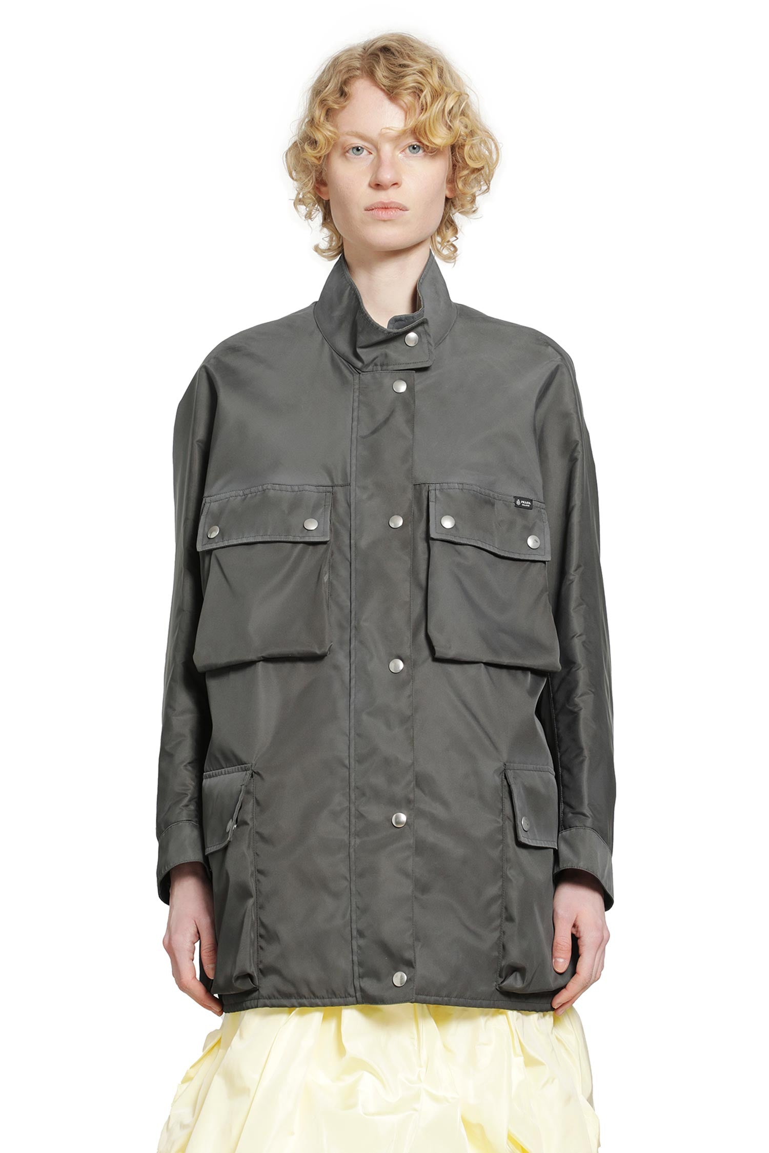 Prada Washed Re-Nylon Rain Jacket