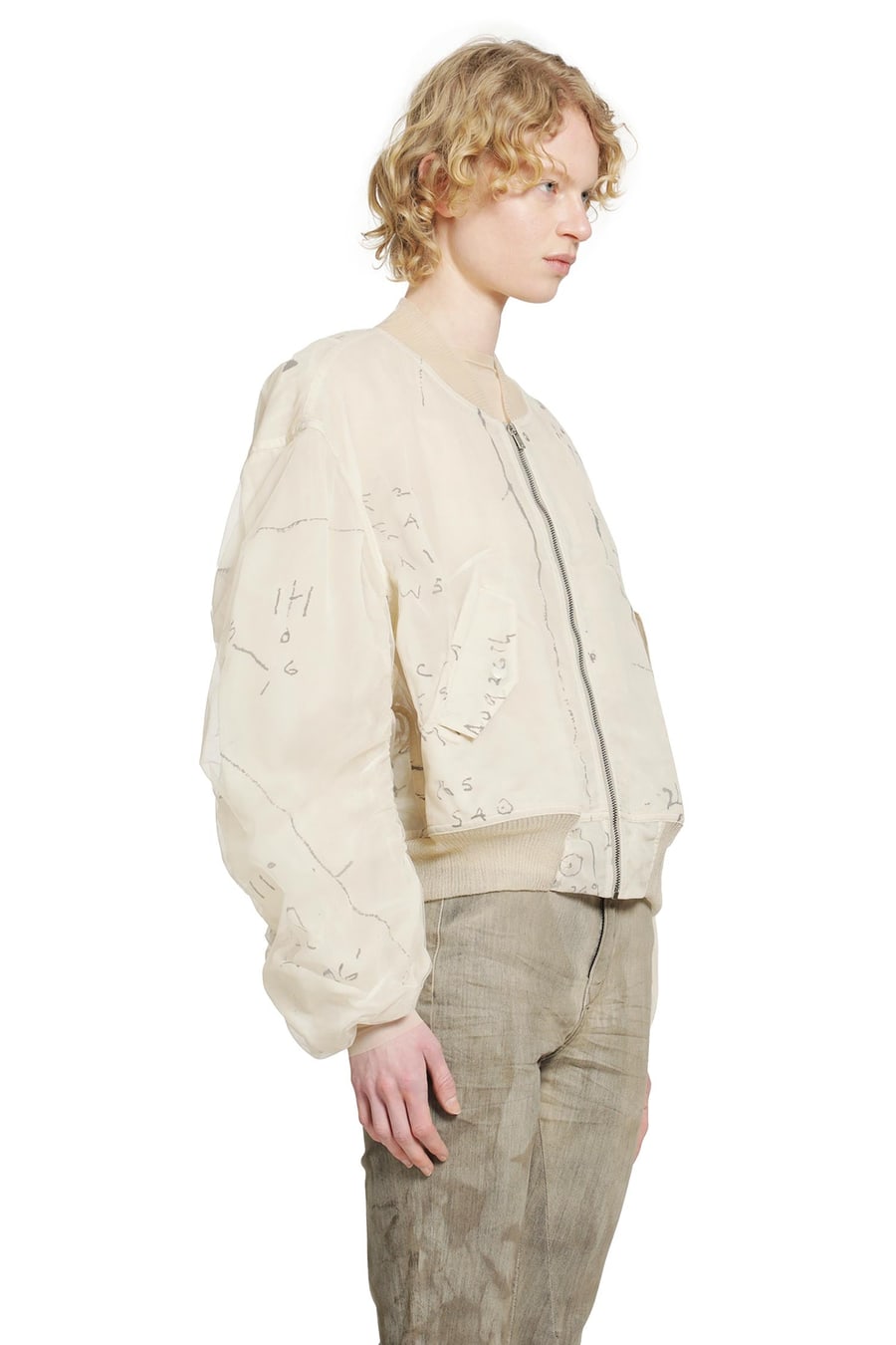 Rick Owens Secchia Flight Bomber Jacket, view 2