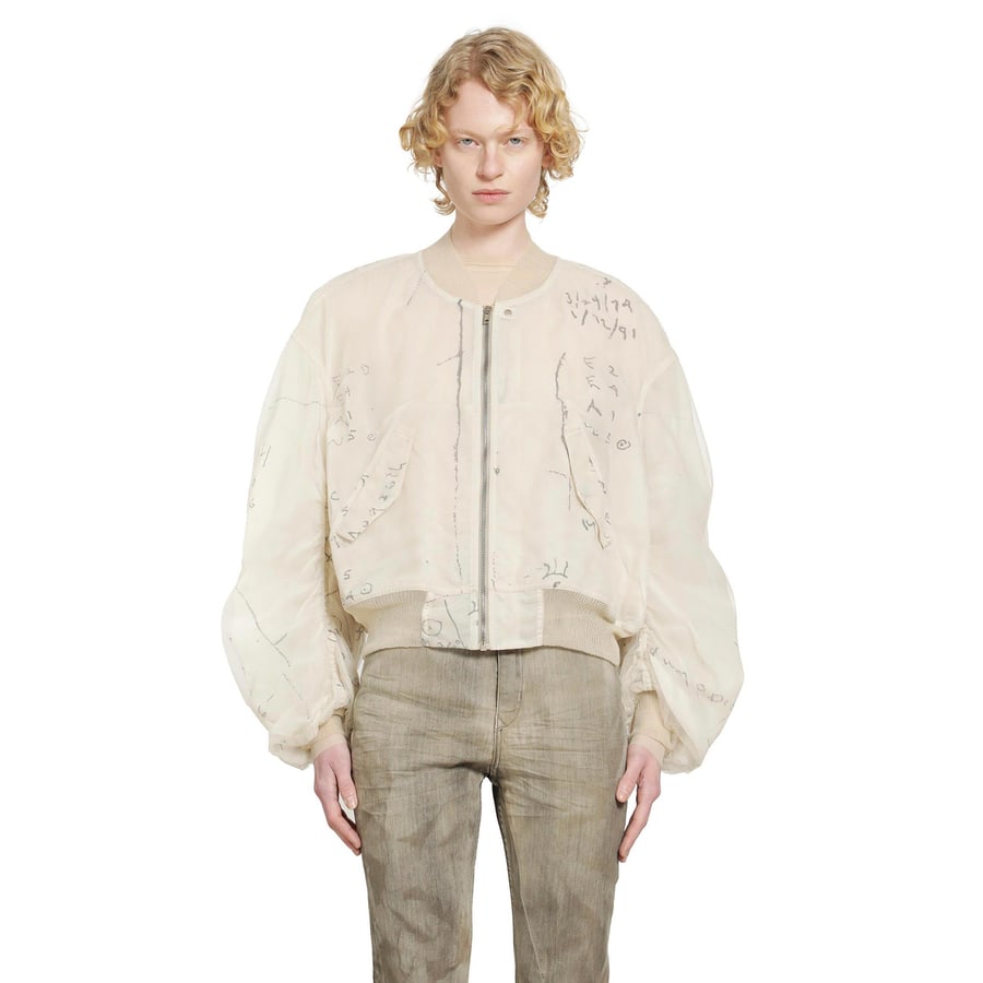 Rick Owens Secchia Flight Bomber Jacket, view 7