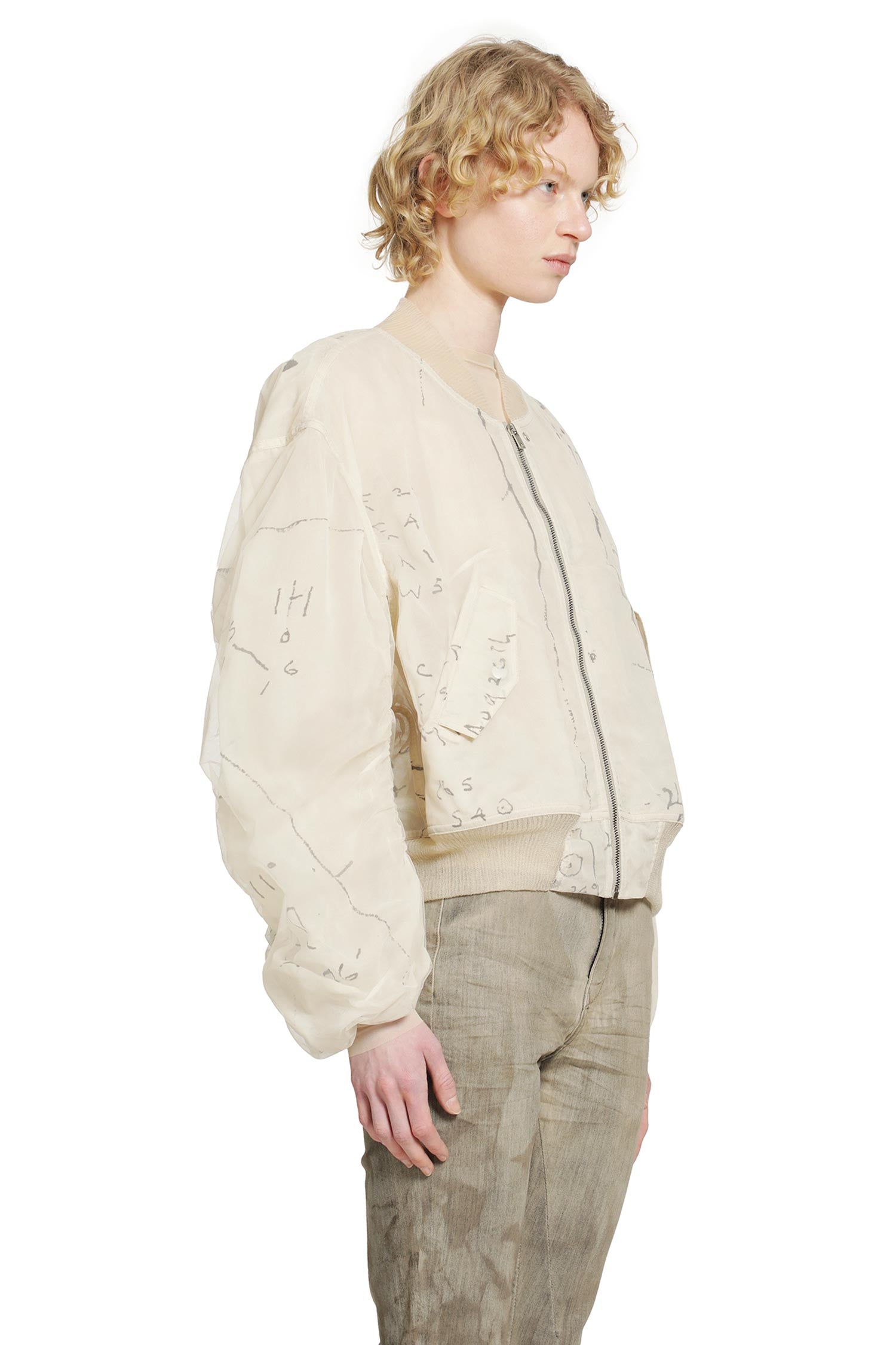 Rick Owens Secchia Flight Bomber Jacket, view 2