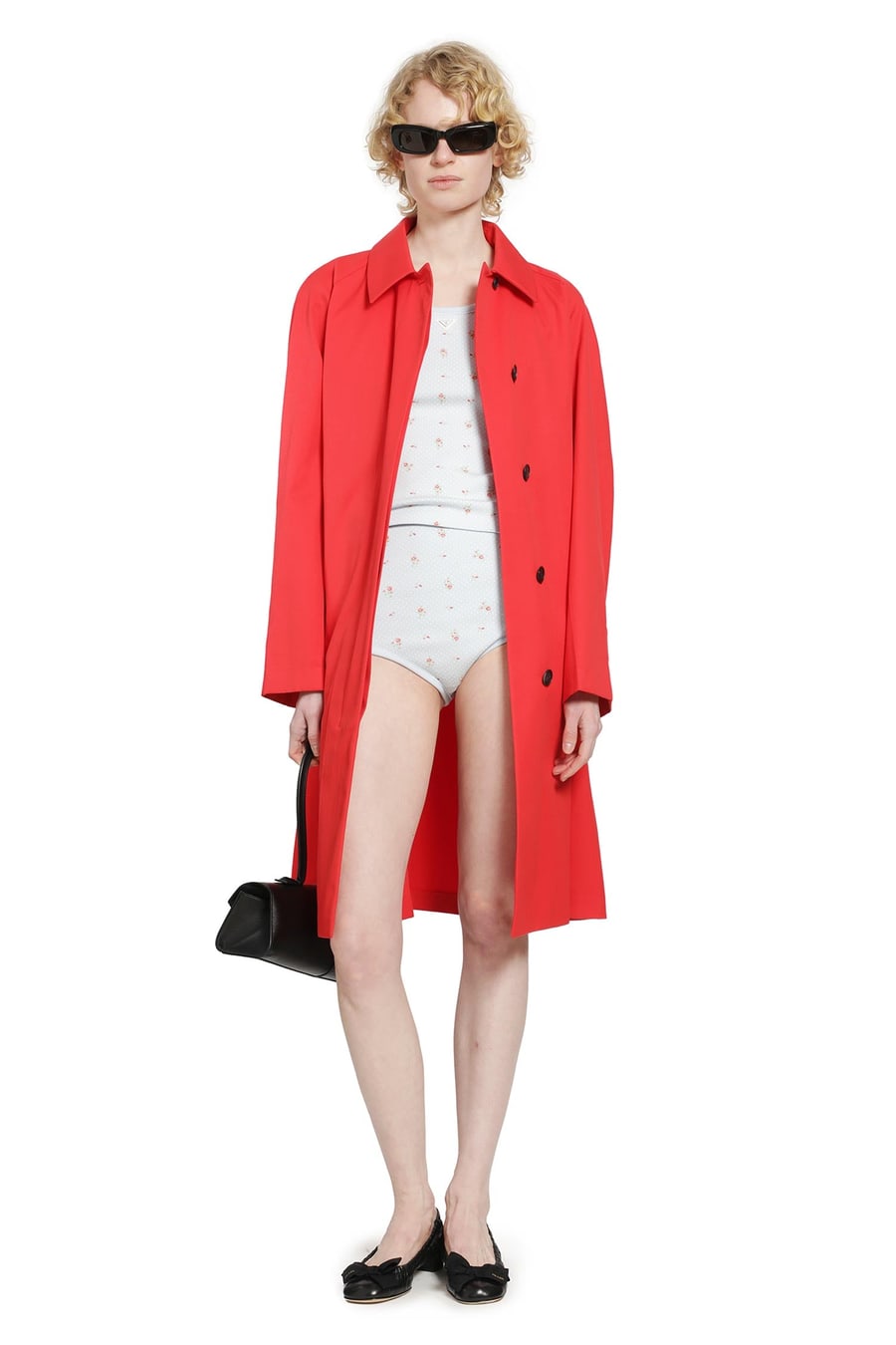 Prada Gabardine Trench Coat