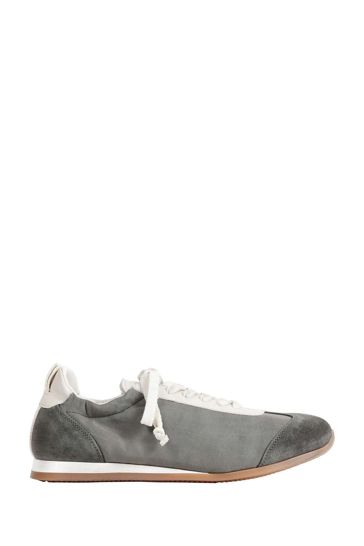 UMA WANG Canvas and Suede Sneakers