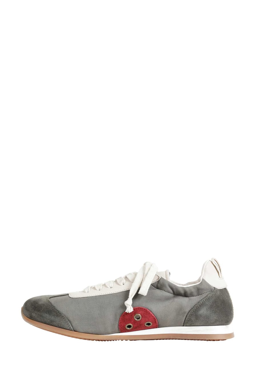 UMA WANG Canvas and Suede Sneakers, view 4