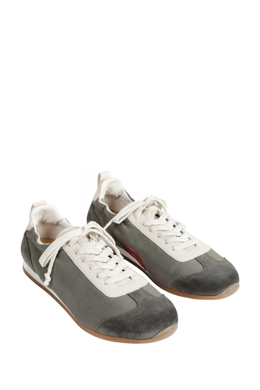 UMA WANG Canvas and Suede Sneakers, view 6