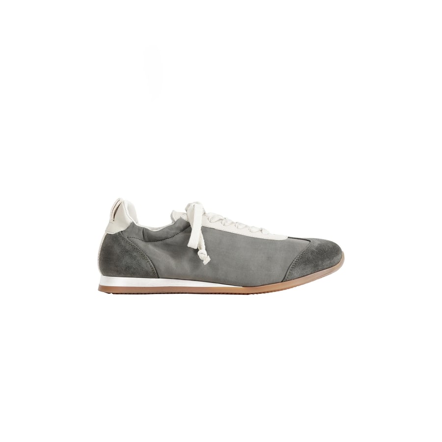 UMA WANG Canvas and Suede Sneakers, view 7