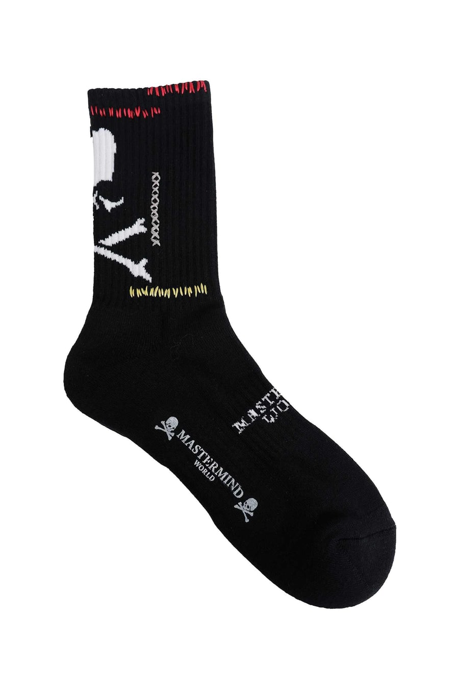 MASTERMIND WORLD MV Stitch Ribbed Knit Socks