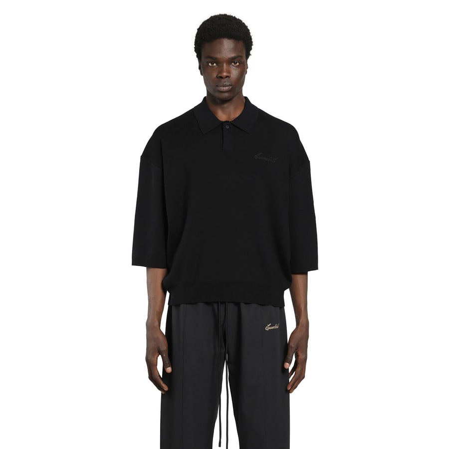 Fear of God Signature 3/4 Sleeve 90s Knit Polo, view 5