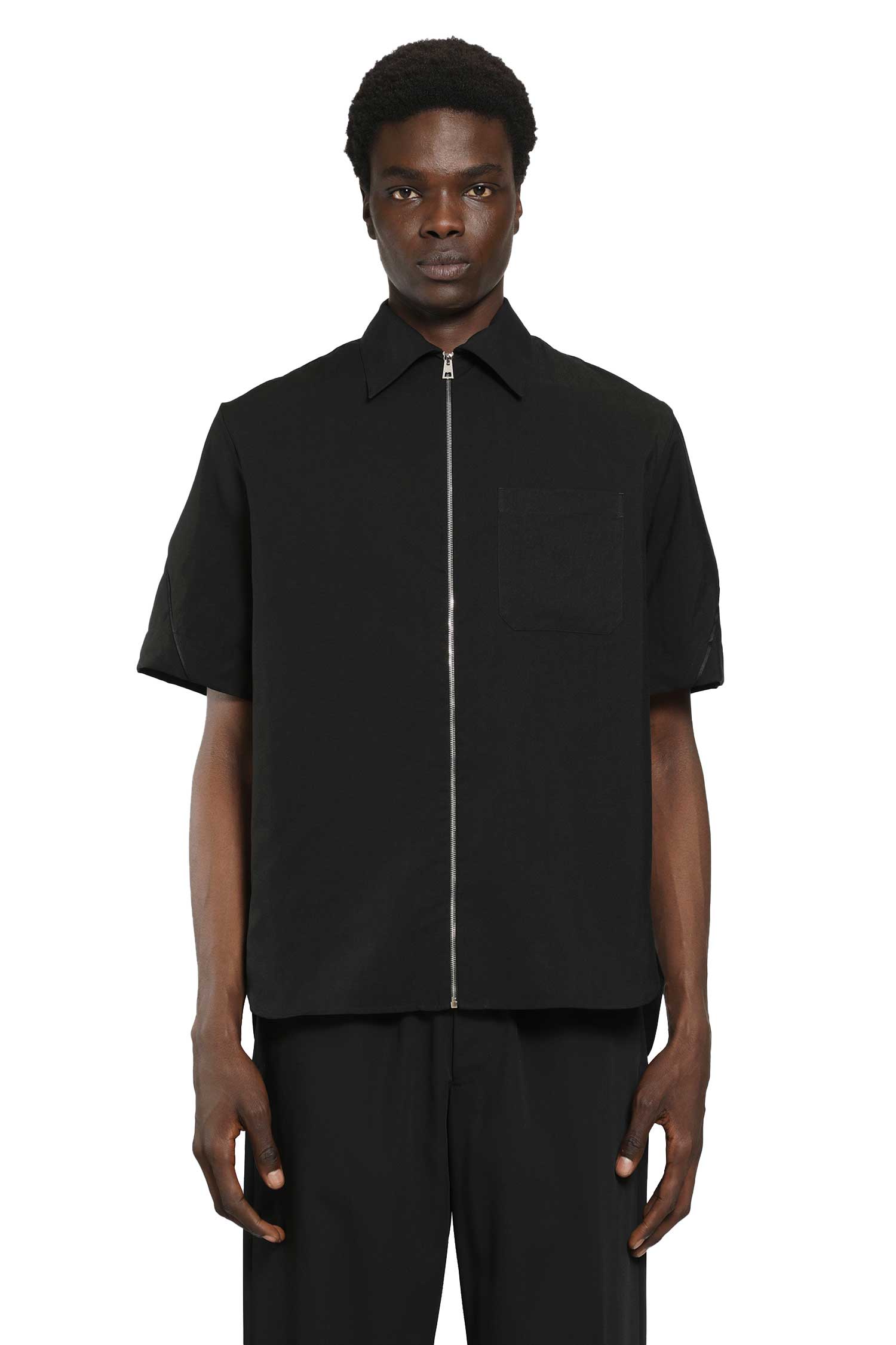 Givenchy Couture Seam Zip-Up Shirt, view 2