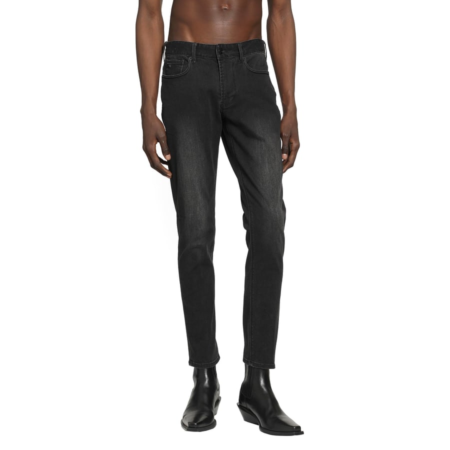 Emporio Armani 5 Pocket Straight-Leg Jeans, view 7