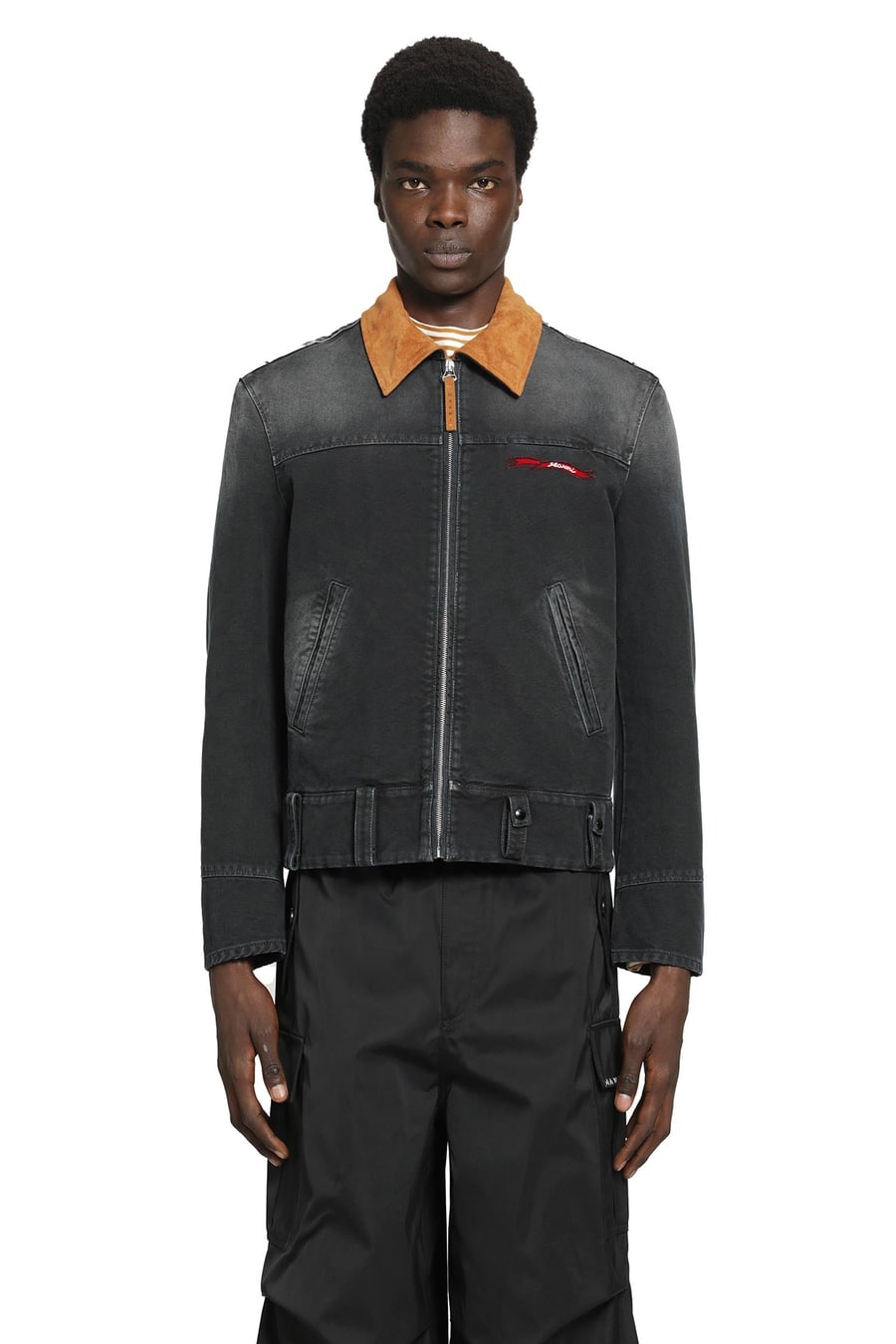 Marni Canvas Jacket With Contrast Collar, view 2