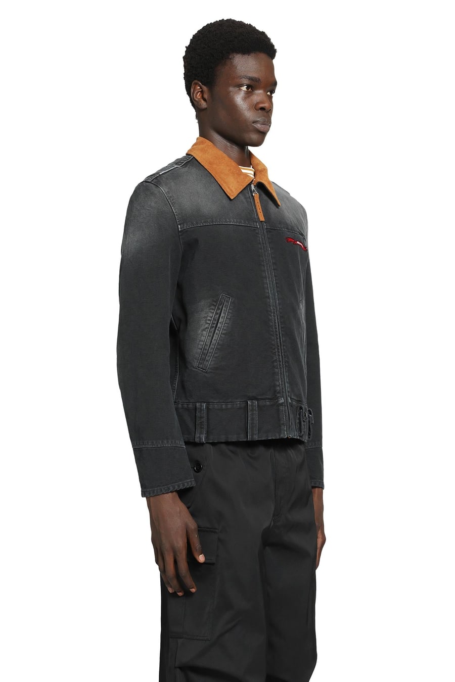 Marni Canvas Jacket With Contrast Collar, view 3