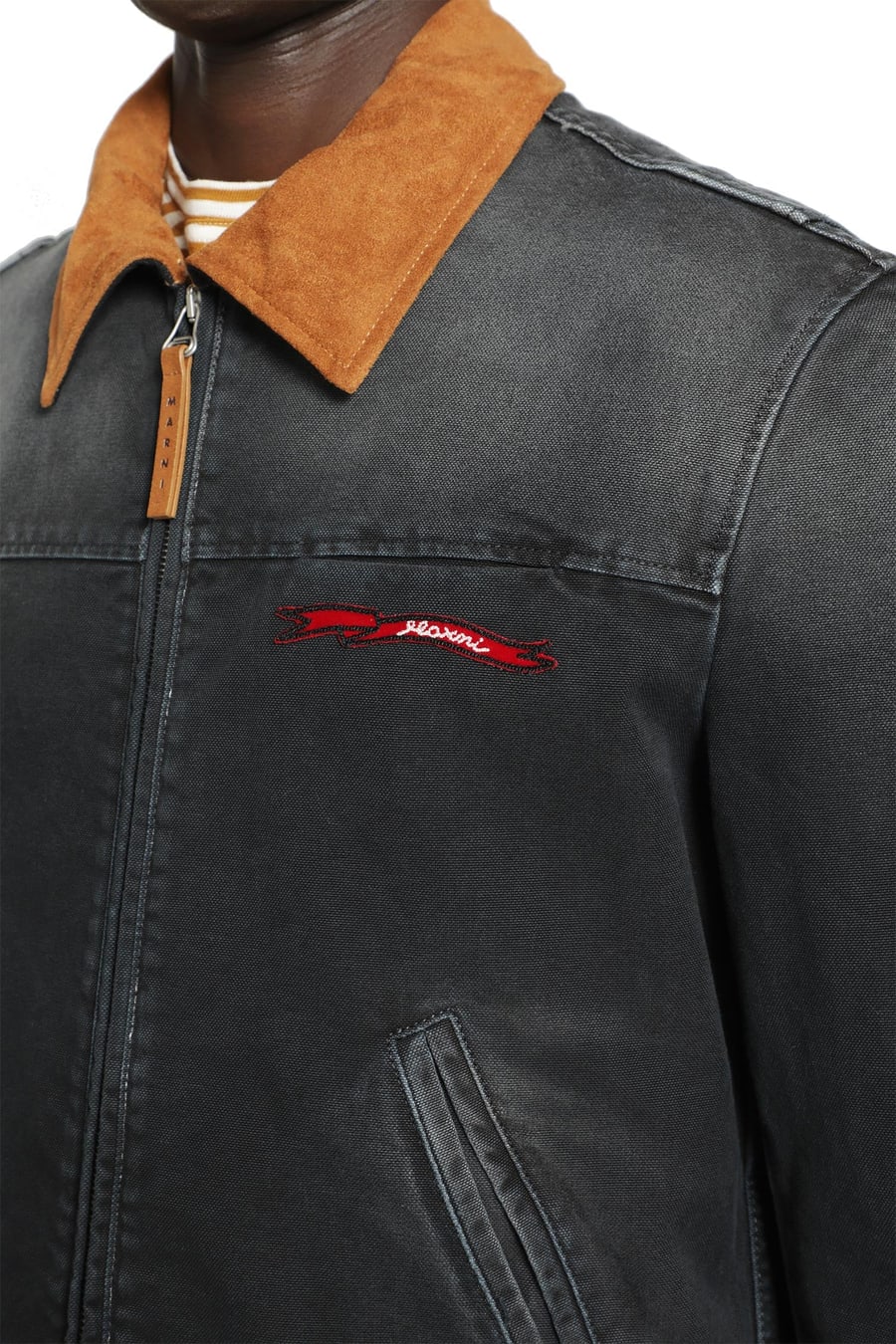 Marni Canvas Jacket With Contrast Collar, view 5