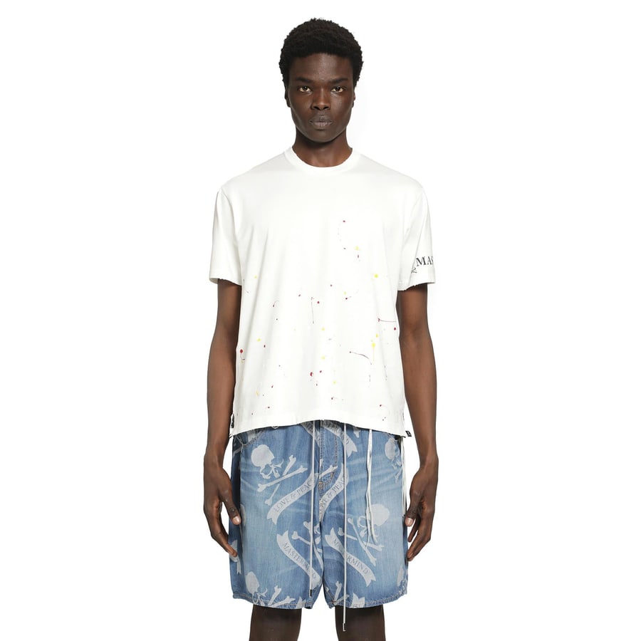 MASTERMIND WORLD Distressed SS Tee, view 6