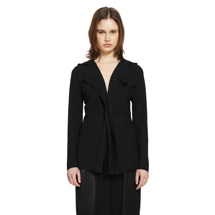 JUNYA WATANABE Pleated Blazer in Poly Twill, view 6