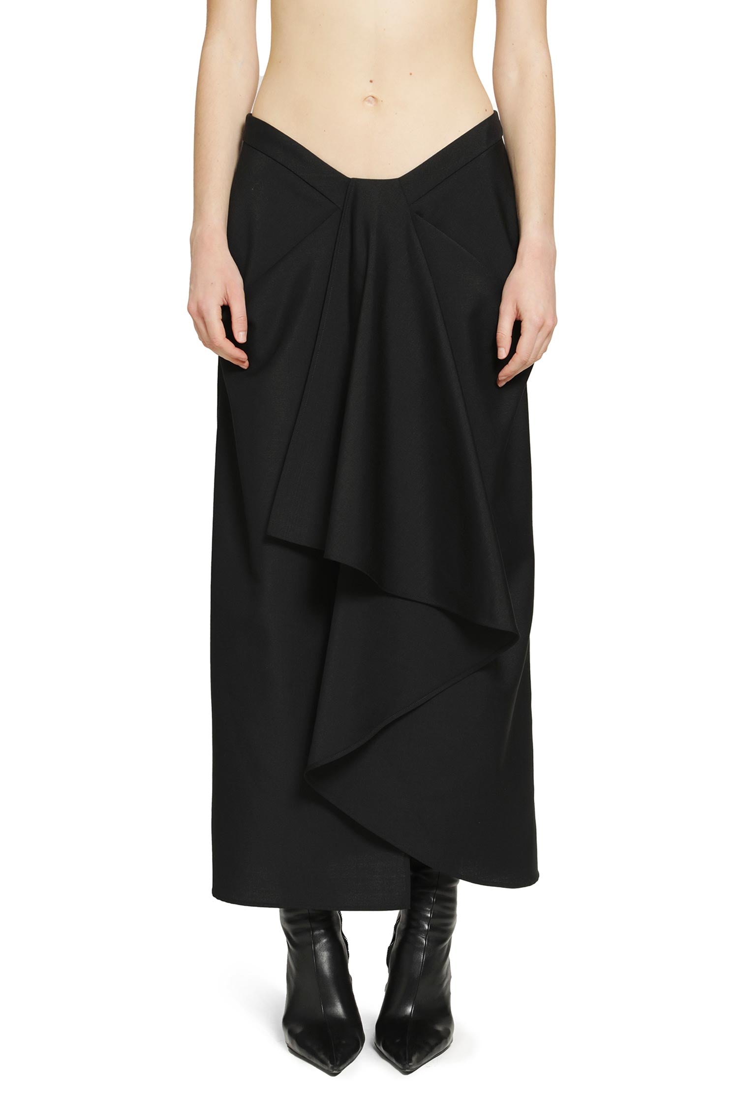 Givenchy Draped Wool Mohair Skirt, view 2