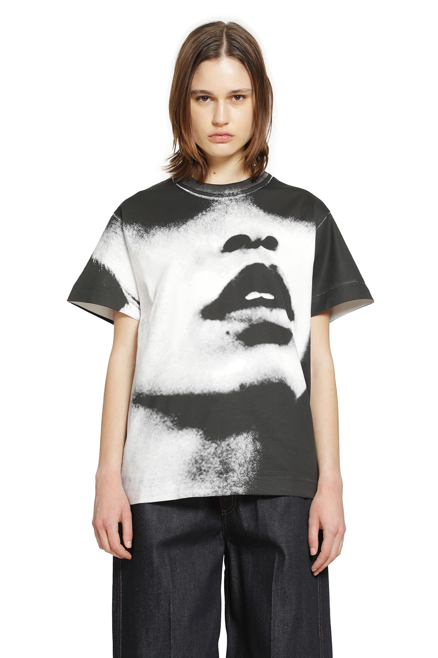 Givenchy Portrait Print Boxy T-Shirt