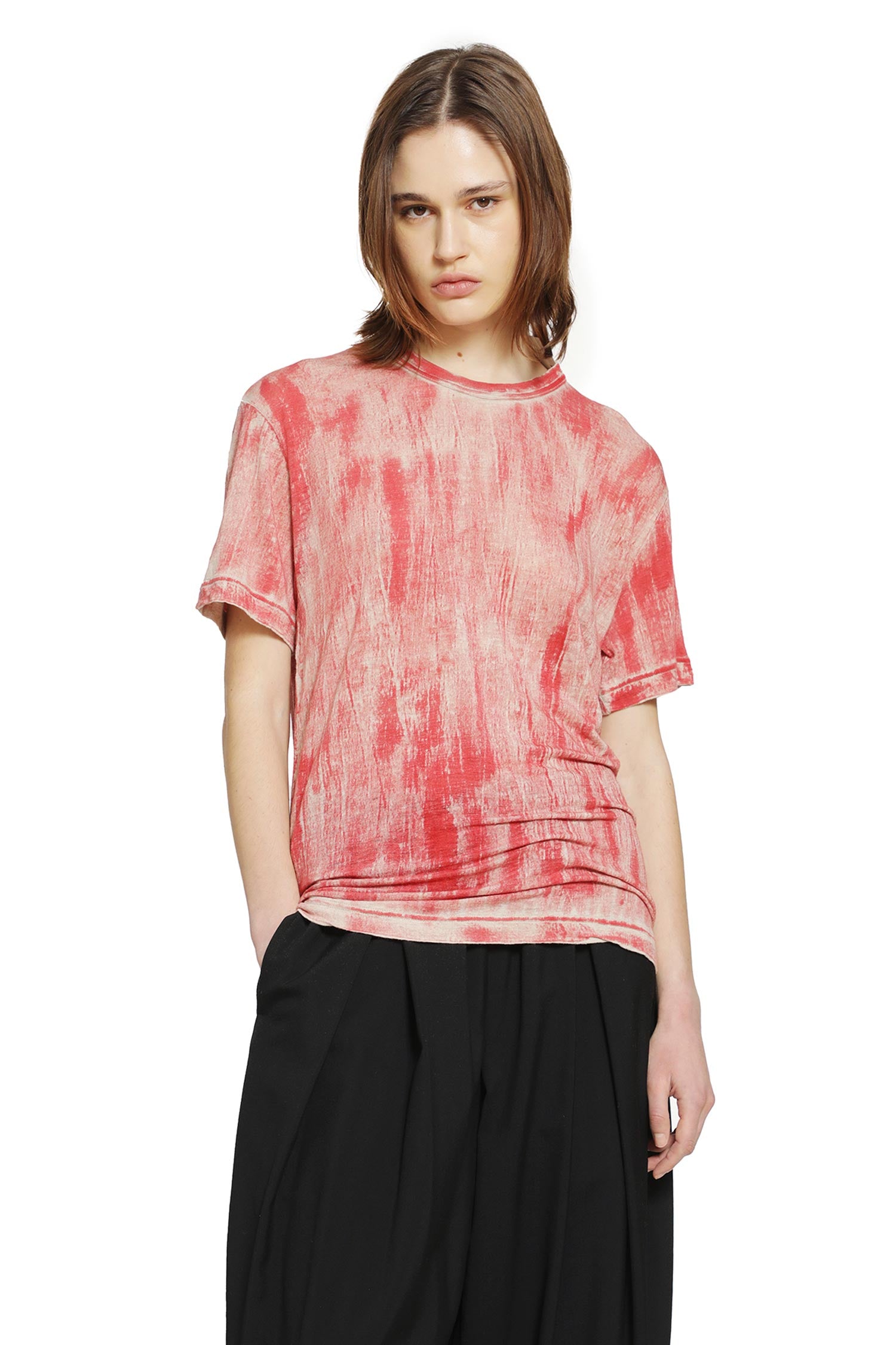 COMME DES GARCONS Overdyed Linen T-Shirt