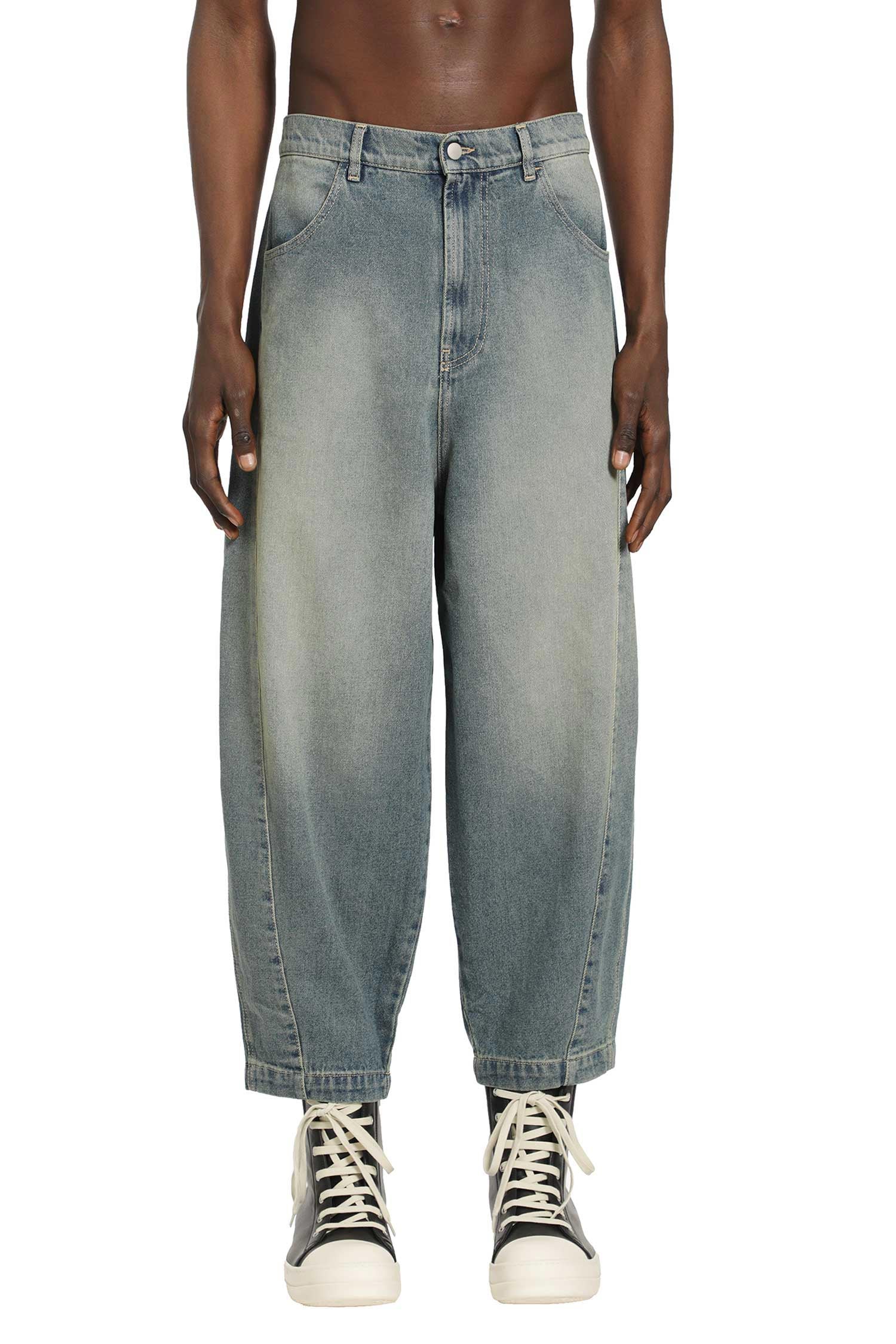 ANDREA YA AQOV Barrell Denim Pants, view 2