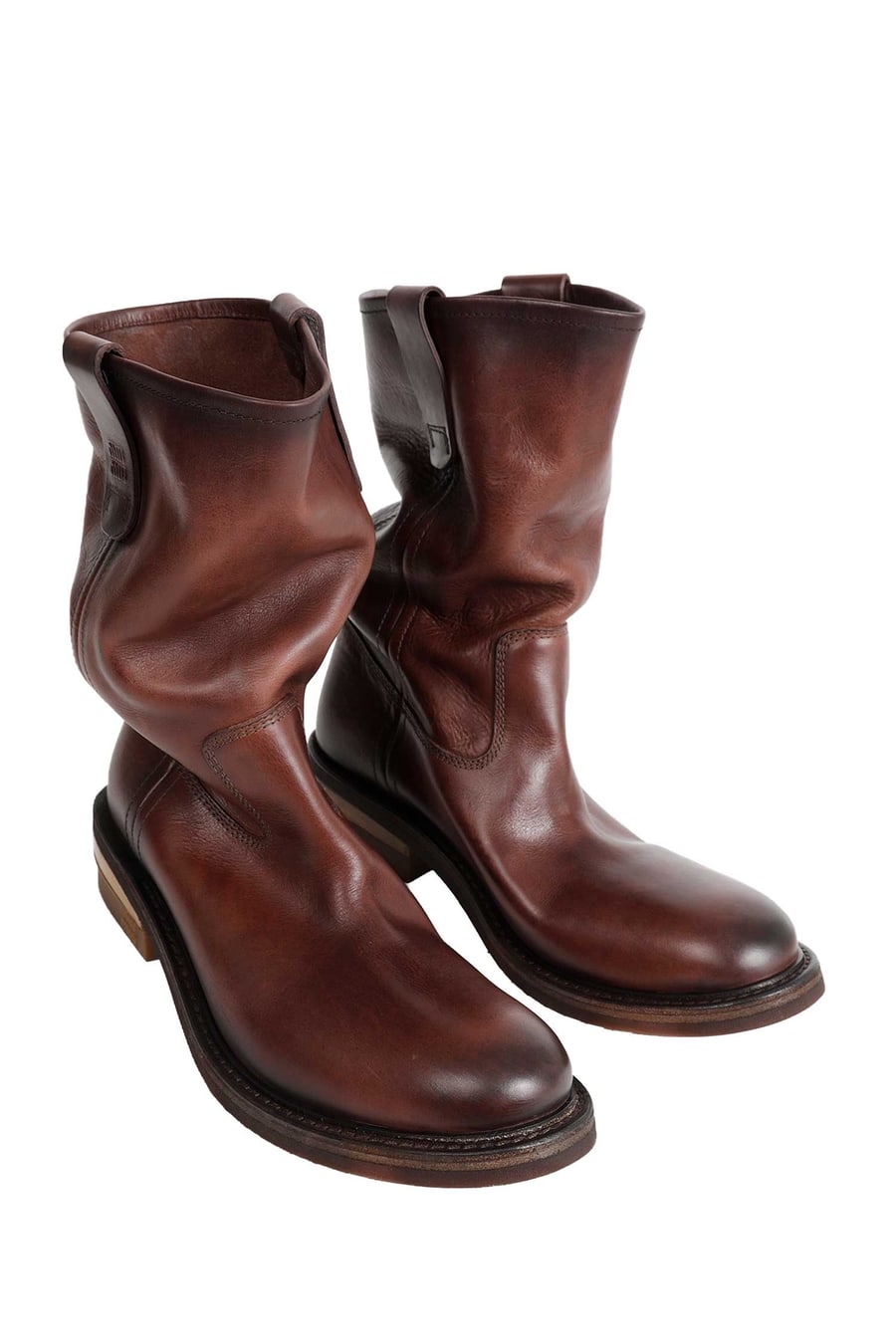 Miu Miu Foule Leather Boots, view 7