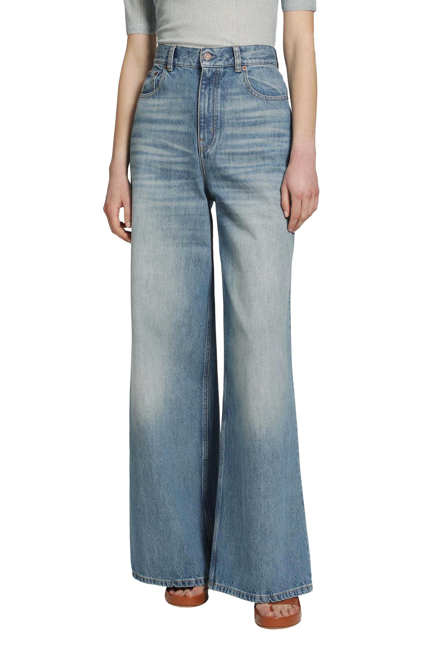 Chloé High-Rise Wide Leg Jeans