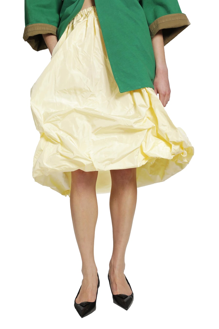 Prada Technical Taffeta Skirt
