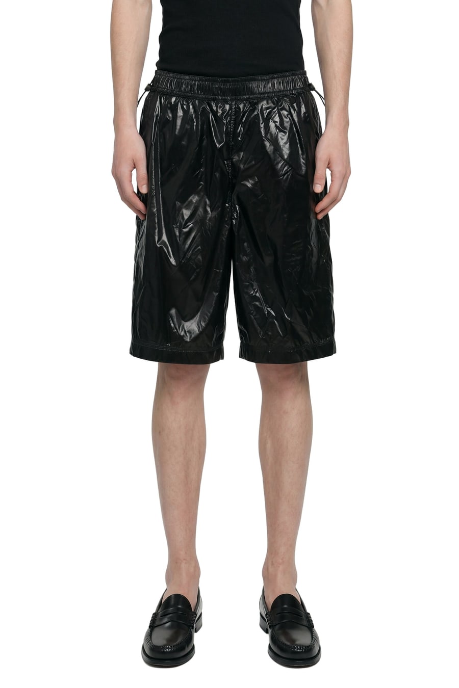 LAMINAR Shiny Nylon Shorts