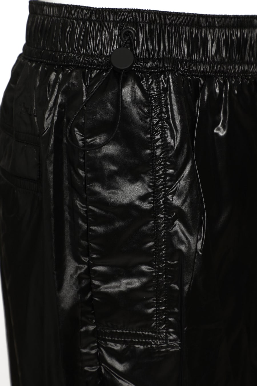 LAMINAR Shiny Nylon Shorts, view 4
