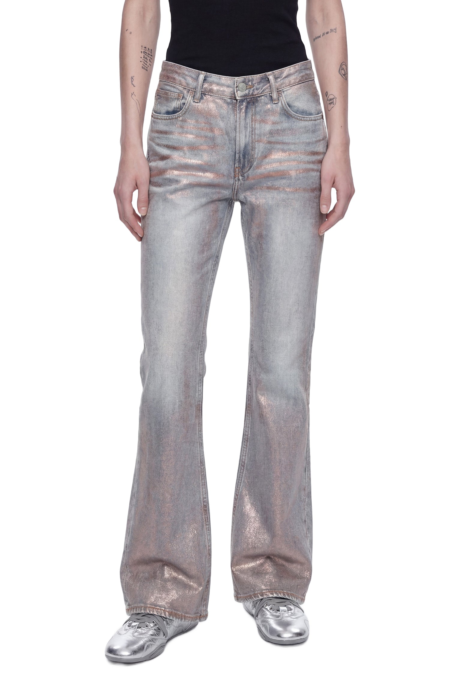 ACNE STUDIOS Fitted Glitter 2025F Jeans