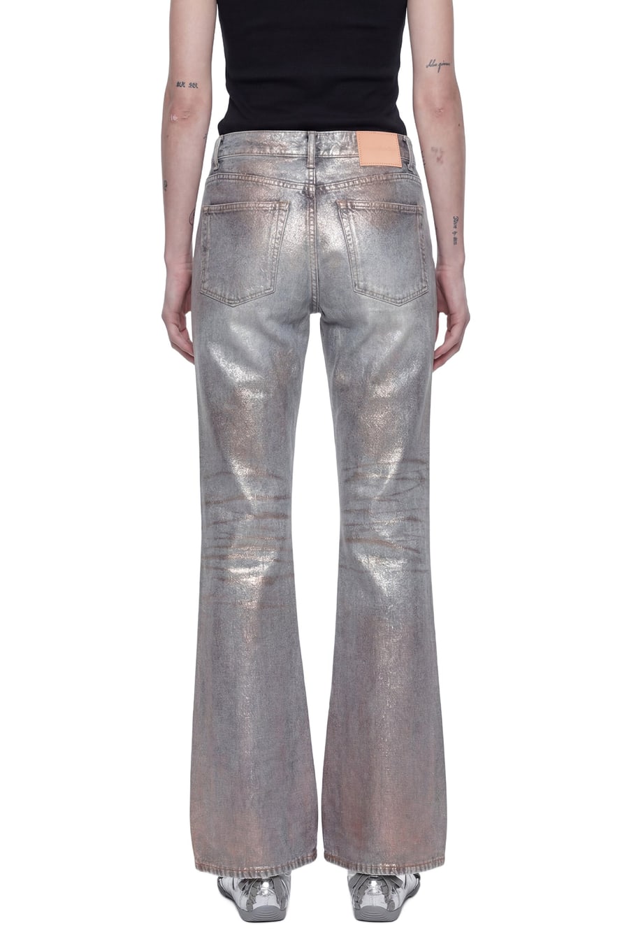 ACNE STUDIOS Fitted Glitter 2025F Jeans, view 3