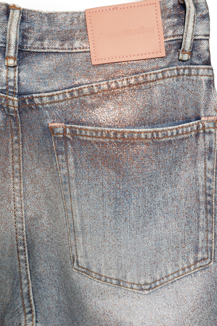 ACNE STUDIOS Fitted Glitter 2025F Jeans, view 4