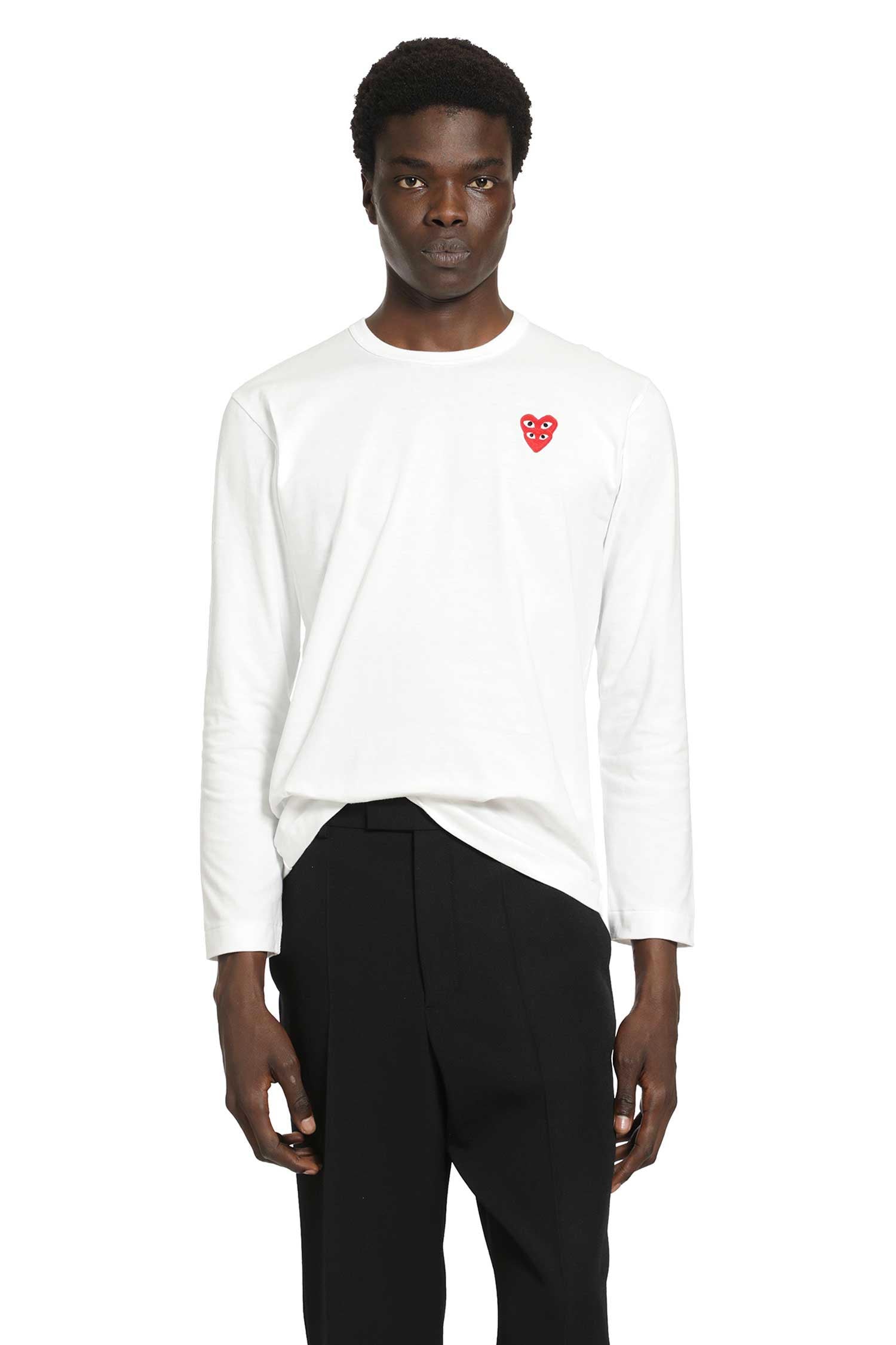 COMME DES GARCONS PLAY Heart Long Sleeve T-shirt