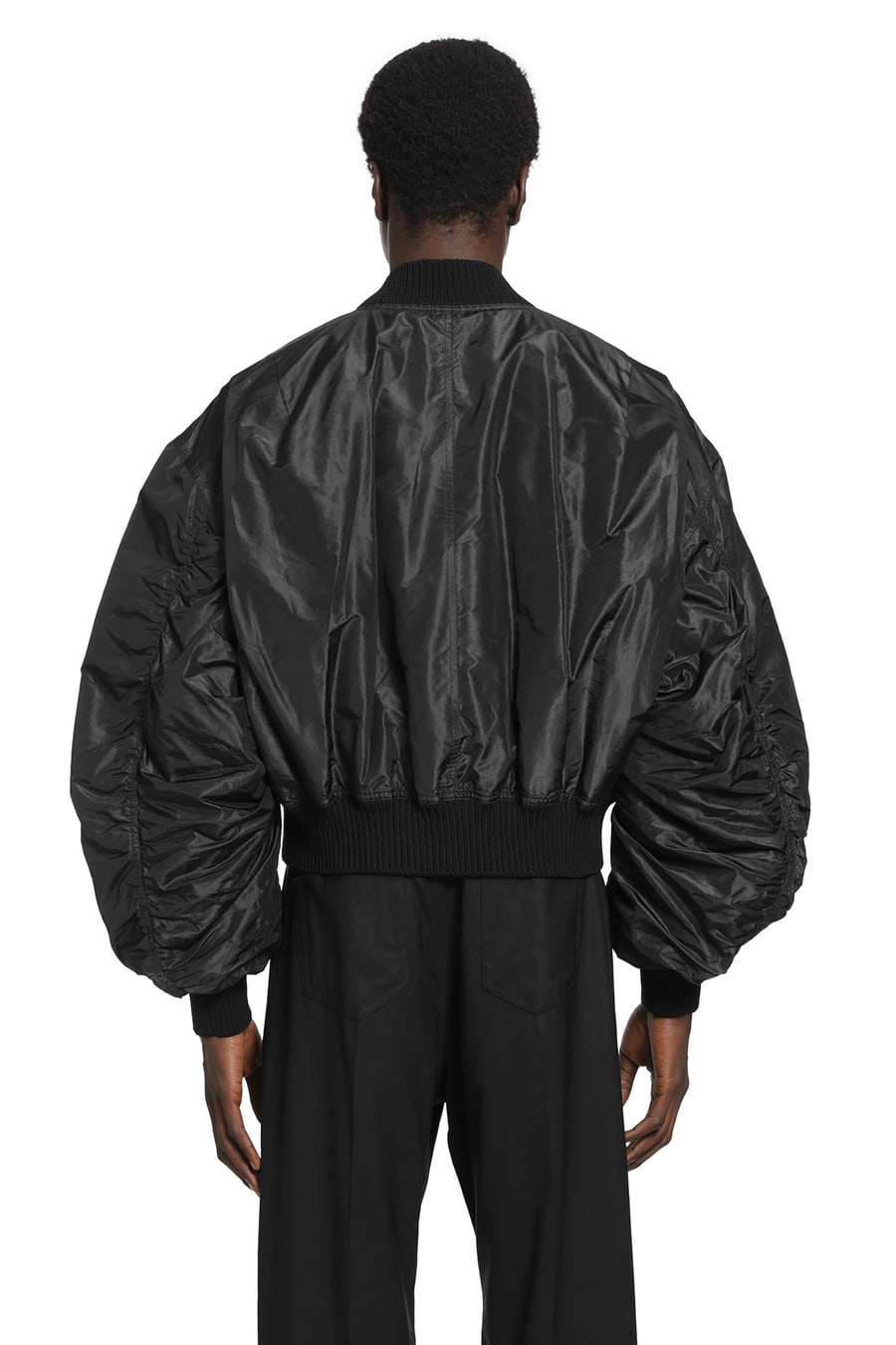 Rick Owens Temple Secchia Flight Jacket, view 4