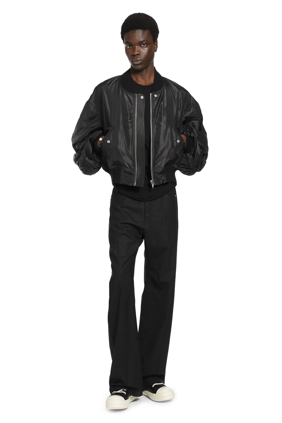 Rick Owens Temple Secchia Flight Jacket, view 5