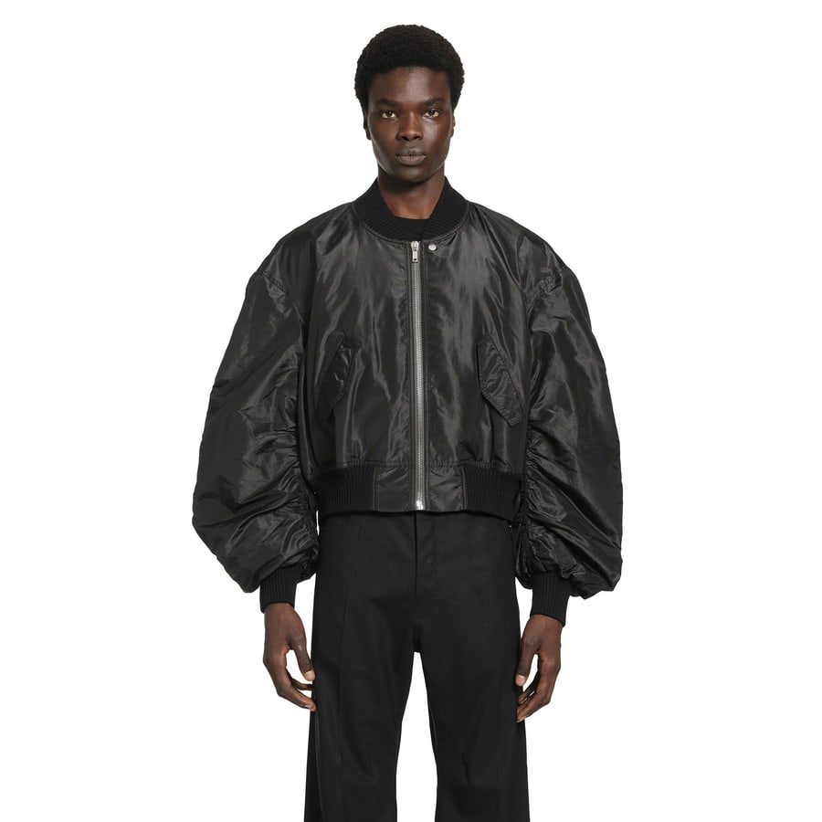 Rick Owens Temple Secchia Flight Jacket, view 6