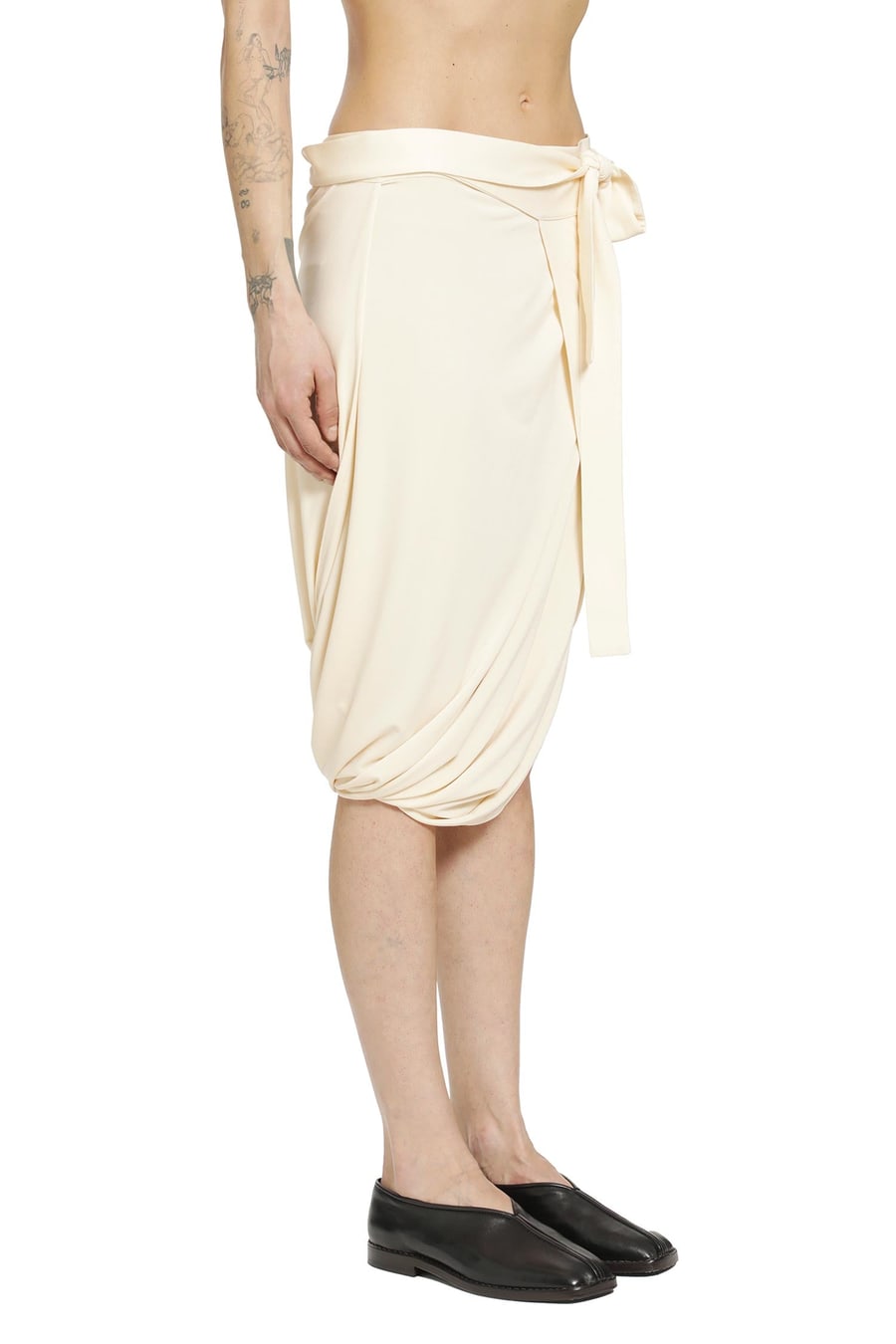 Lemaire Soft Wrap Midi Skirt, view 3