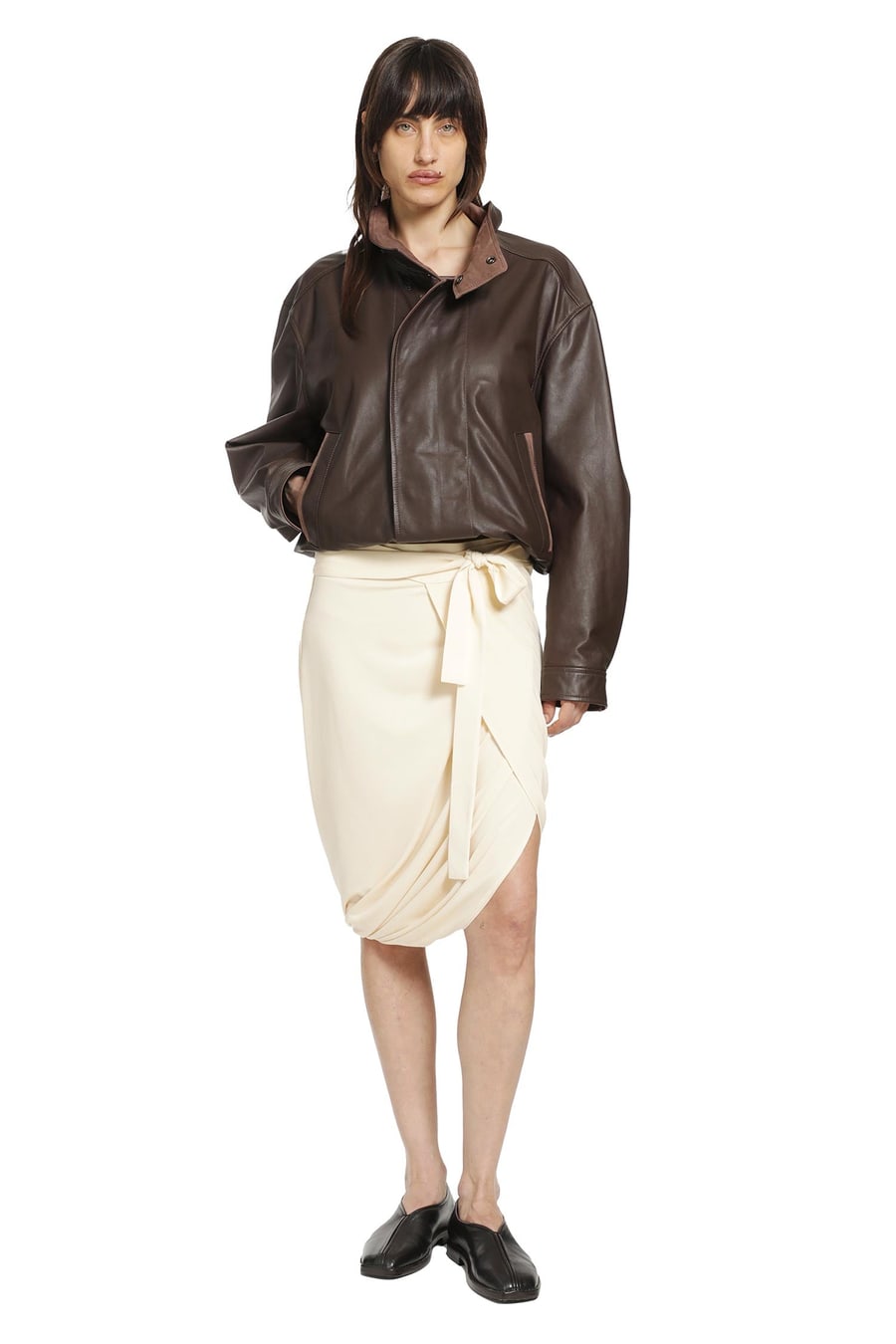 Lemaire Soft Wrap Midi Skirt, view 5