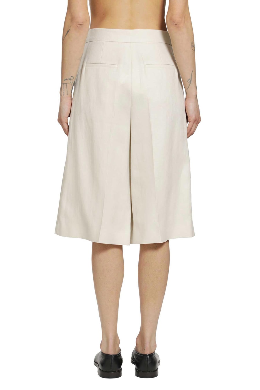 Max Mara Linen Bermuda Shorts, view 4
