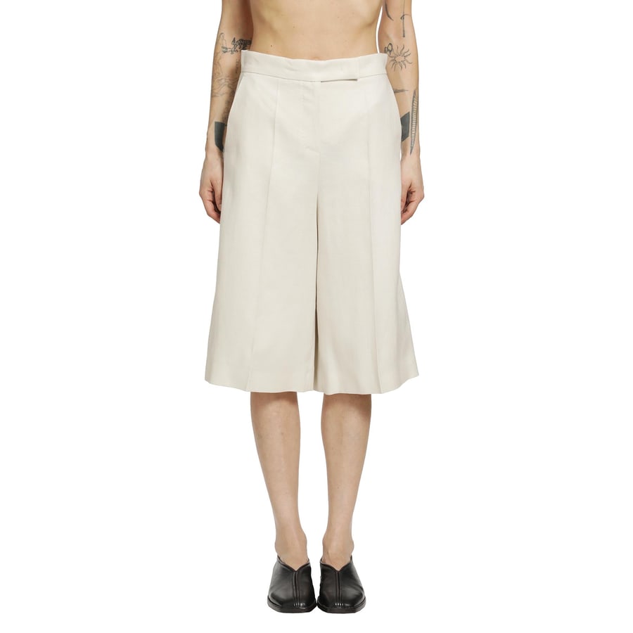 Max Mara Linen Bermuda Shorts, view 6