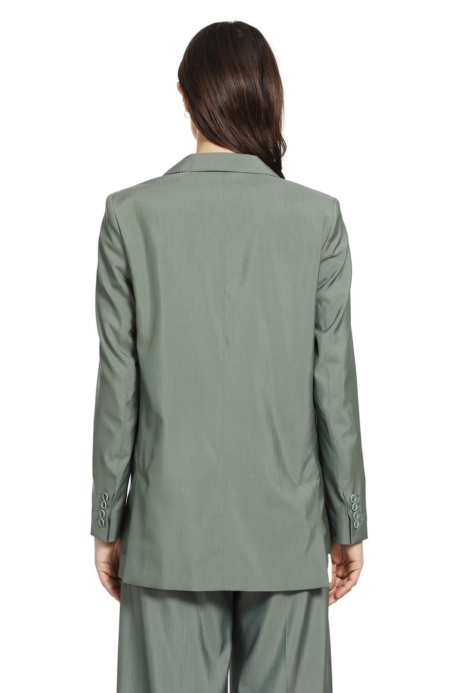 Max Mara Double-breasted Wool and Silk Blazer, view 4
