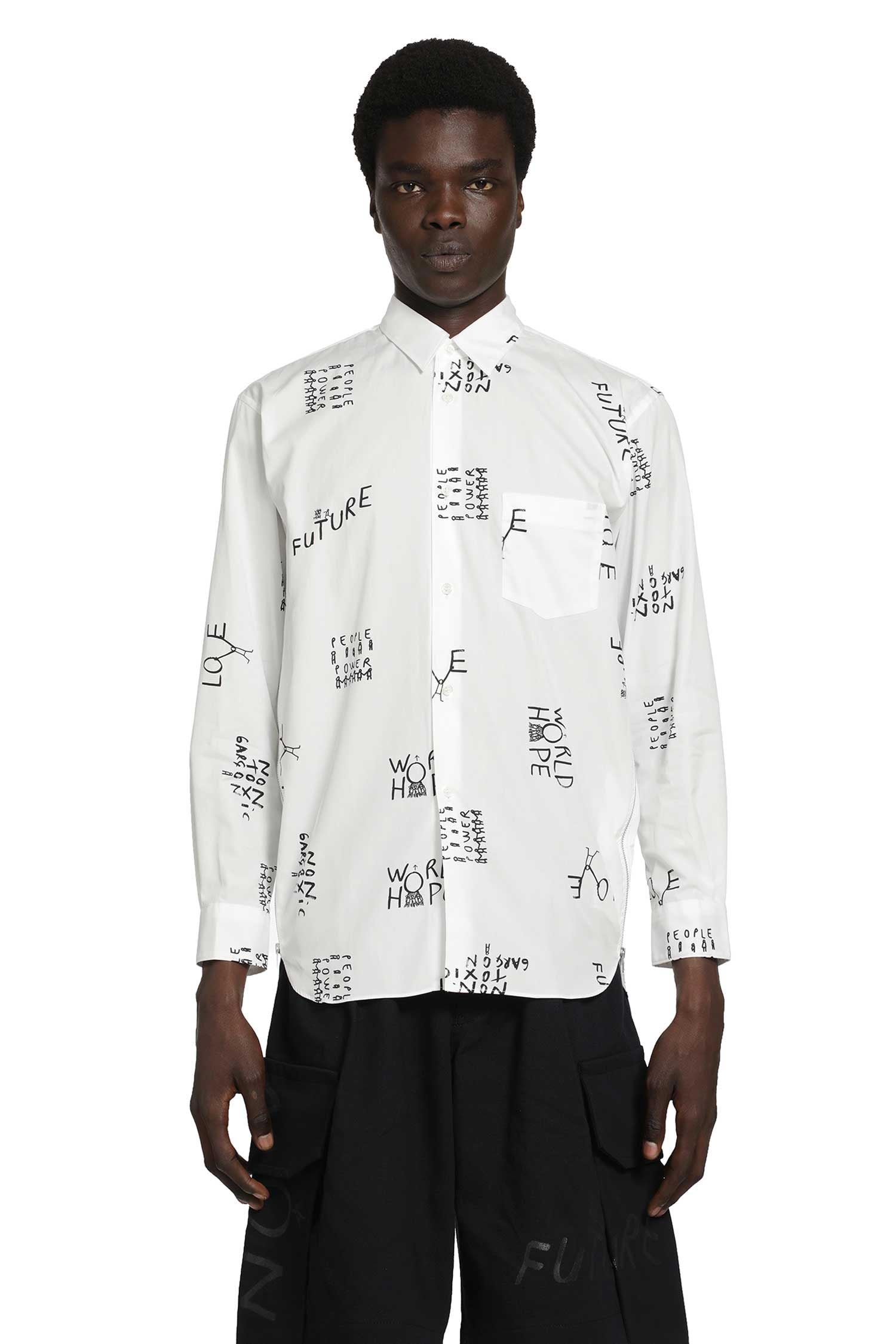 COMME DES GARCONS SHIRT Slogan Shirt
